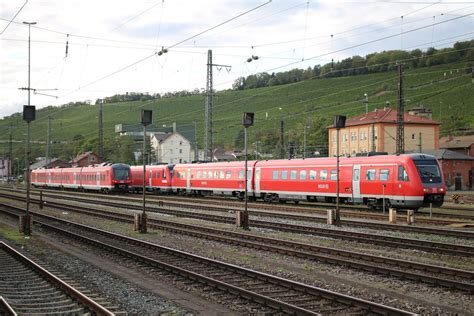 Db Triebzüge Der Baureihen 440 Und 612 In Würzburg Hbf Flickr