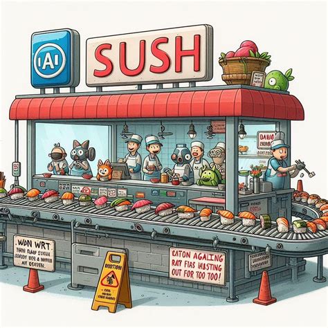 gas station sushi : r/aiArt