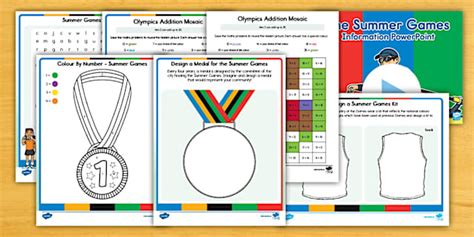 Summer Games Primary Activity Pack Hecho Por Educadores