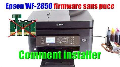 Comment Faire Votre Imprimante Epson WF 2850 Imprime Avec Cartouches