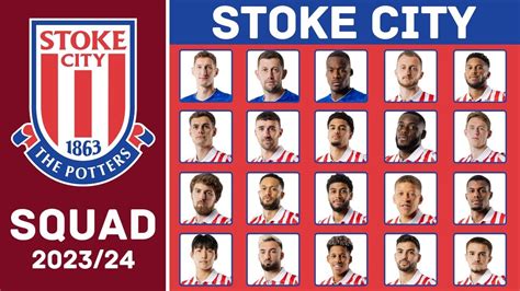 Stoke City F C Squad Season Stoke City Footworld Youtube