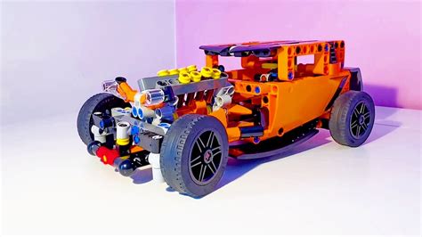 LEGO Technic Hot Rod Set 42093 Speed Build Build Instructions