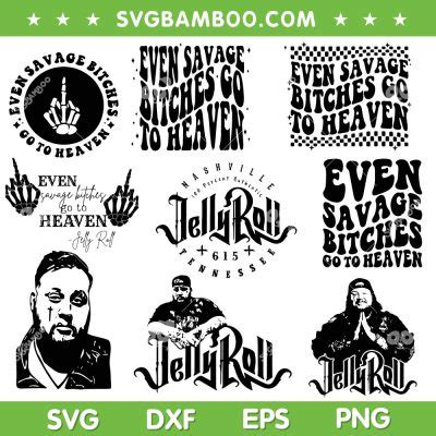 Even Savage Bitches Go To Heaven Svg Bundle