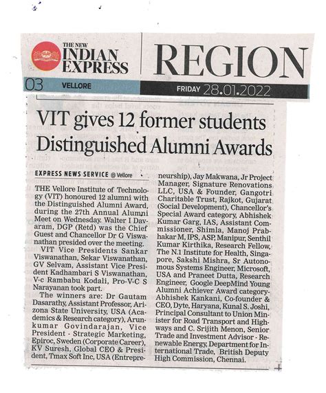 VIT Alumni Association (@vit_alumni1984) / Twitter