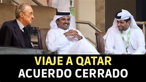 SUELTA LA BOMBA REUNIÓN DE FLORENTINO CON EL EMIR Y AL KHELAIFI YA