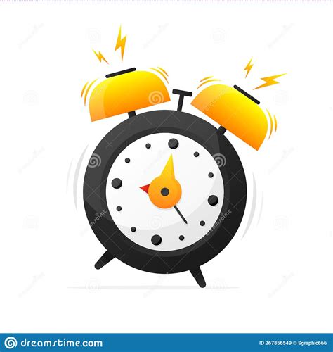 Alarm Clock Wake Up Time Loud Signal To Wake Up In The Morning