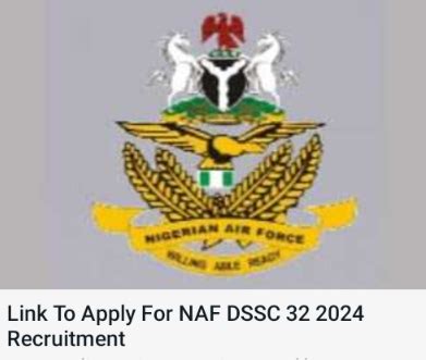 Link To Apply For Nigerian Air Force DSSC 2024 Recruitment Career