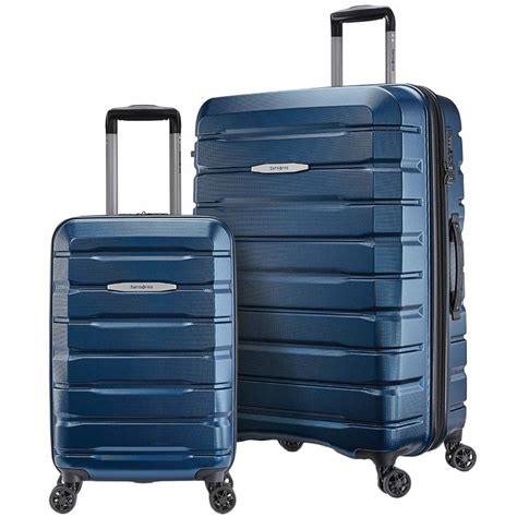 Samsonite Tech Two Hardside Luggage Large Carry On 2pc Blue Costco