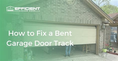 How To Fix A Bent Garage Door Track Garage Door Repair San Antonio