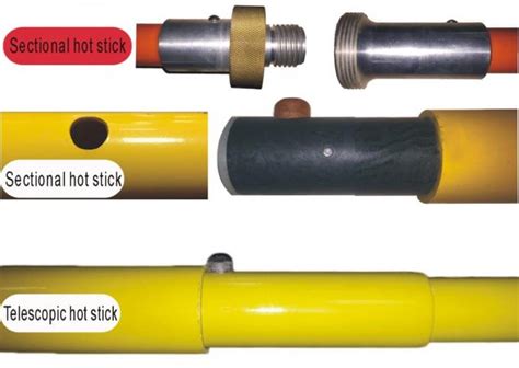 Fiberglass Insulated Telescopic Operating Rod Hot Stick Link Stick