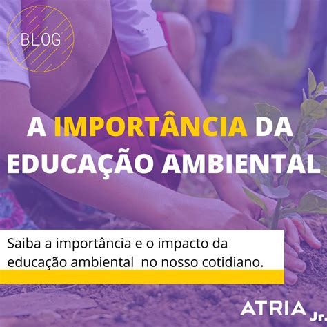 A Importância Da Educação Ambiental Atria Jr