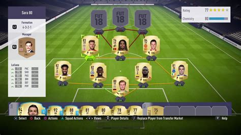 BEST 150K TEAM ON FIFA 18 BPL Squad Builder Ft Martial YouTube