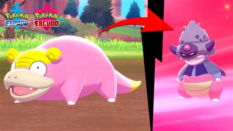 Pokémon Espada y Escudo Evolucionar a Slowpoke a Slowking de Galar