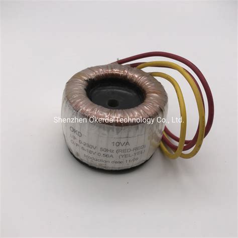 Toroidal Transformer 10va Step Up Down Audio Transformer China 10va