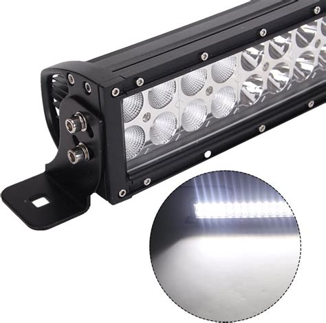 Qdy Barra De Luz Led Curvada De Pulgadas W Barra De Luz Para