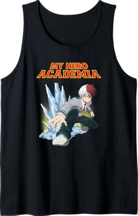 Amazon My Hero Academia Shoto Todoroki Half Cold Half Hot Tank Top Clothing Shoes Jewelry