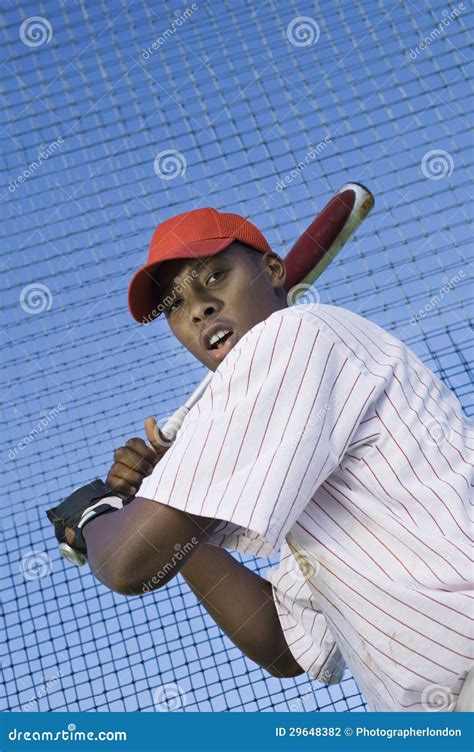 Baseball Player Batting stock photo. Image of adult, angle - 29648382