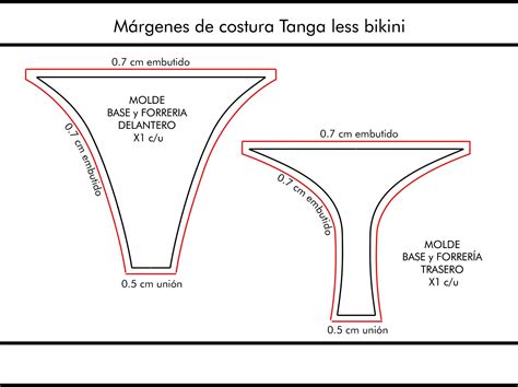 Molderia Imprimible Tanga Less Bikini Moldes En Casa