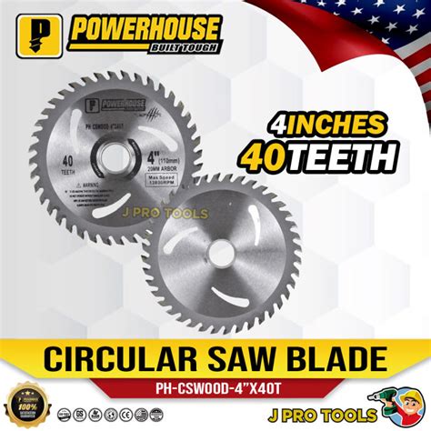 Powerhouse Circular Saw Blade 4 X 40t Ph Cswood 4x40t Lazada Ph