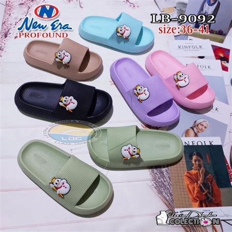 Jual Sandal Selop Karet Eva New Era Dewasa Mixue Shopee Indonesia