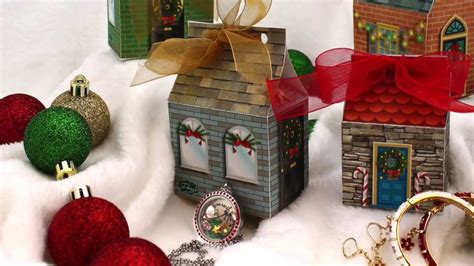 Diy Christmas Village T Boxes Youtube