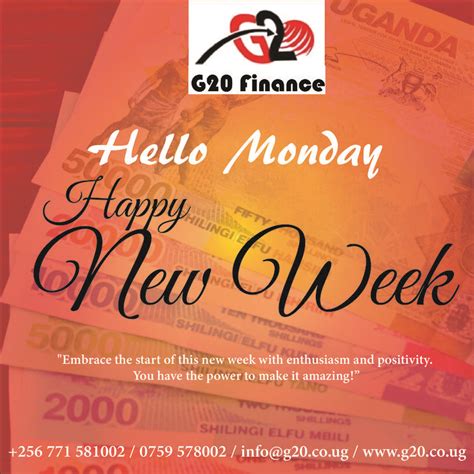 G20 Finance Company Ltd On Linkedin Its A New Week Start Where You