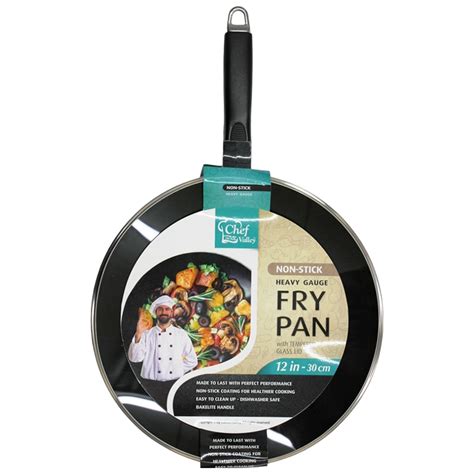 12" NONSTICK FRY PAN W/LID-10