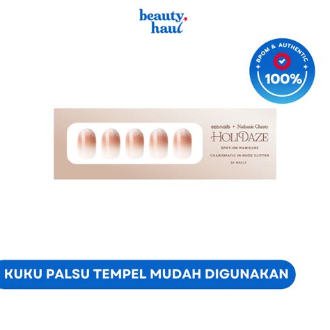 Eze Nails Charismatic In Nude Glitter Shopee Malaysia