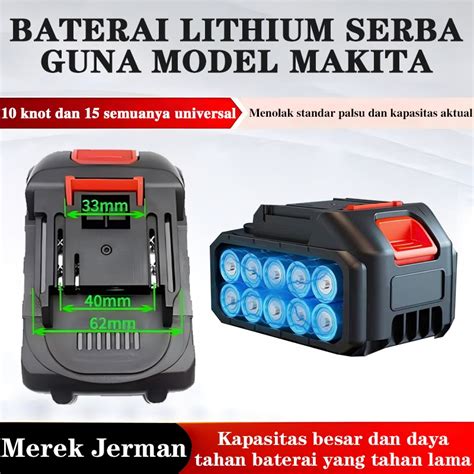 Jual New Baterai Litium Li Ion Batteries Aksesori For Lithium Chainsaw