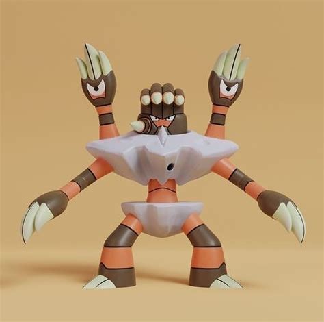 Pokemon Barbaracle 3d Model 3d Printable Cgtrader