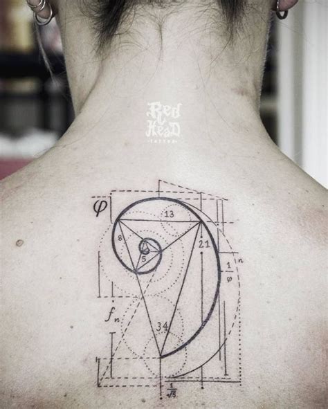 Fibonacci Spiral Tattoo