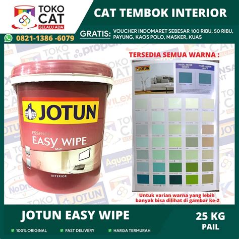 Jual Cat Tembok Interior Jotun Easy Wipe Bisa Request Warna Kg