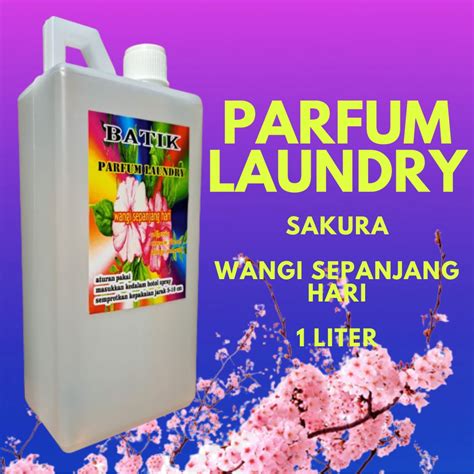 Jual Parfum Laundry Aroma Sakura Liter Pewangi Pakaian Aroma Sakura