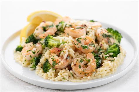 Shrimp Scampi With Broccoli Orzo Recipe Home Chef