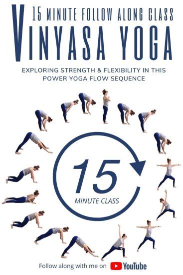 15 minute vinyasa yoga flow sequence - with video - power yoga sequence