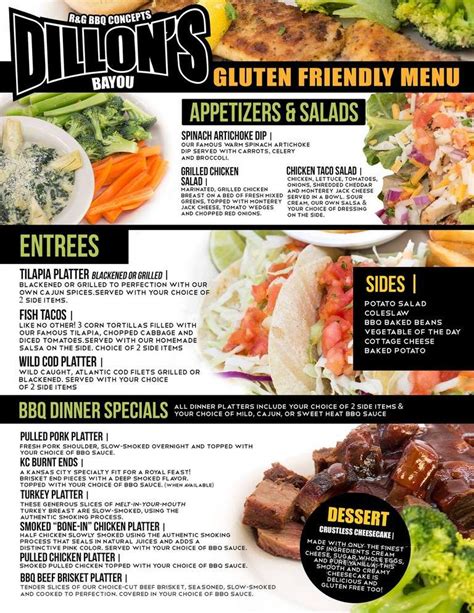 Menu of Dillon's Restaurant in Peoria, AZ 85381