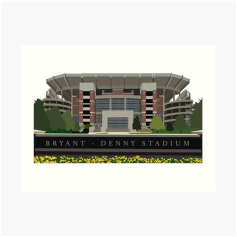 Bryant Denny Stadium Art Prints | Redbubble