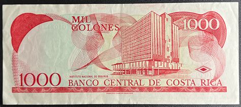 Costa Rica Colones Unc P Hobby Currency