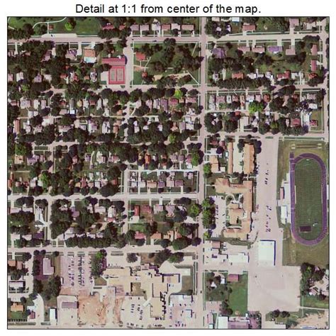 Aerial Photography Map of Harlan, IA Iowa