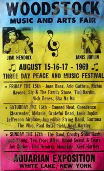 Woodstock Promo Poster Woodstock Music Woodstock Poster Woodstock