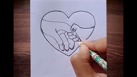 Pencil Art Love Heart