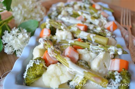 Verduras Con Crema De Queso Chismes Y Cacharros