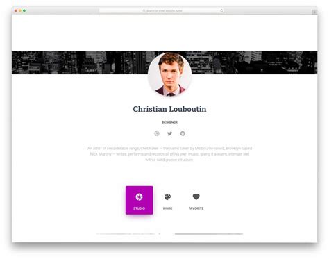 Bootstrap Profile Page Examples For Webs Applications And Websites