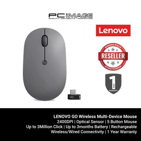 LENOVO GO Wireless Multi-Device Mouse | PC Image