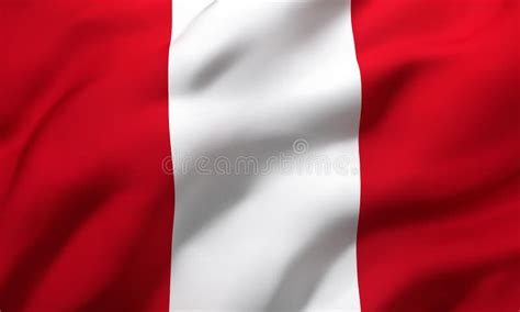 Flag Of Peru Stock Illustration Illustration Of Wave 16330344