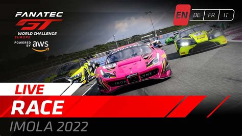 LIVE Full Race Imola Fanatec GT World Challenge Europe Powered By