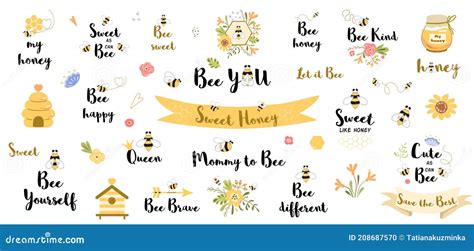 Bee Quotes Stock Illustrations – 179 Bee Quotes Stock Illustrations ...