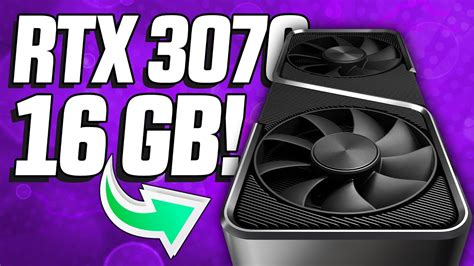 RTX 3070 16GB Ti / Super On The Way! 🔥 GeForce RTX 3070 16 GB Specs ...