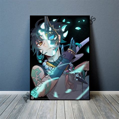 Placa Decorativa 29x20 Gamer Genshin Impact Personagem No Elo7 All