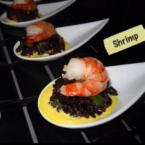 Black Rice With Shrimps